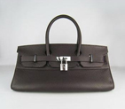Hermes 42CM Dark Coffee(silver) HBK42DCS003