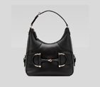 'gucci heritage' small hobo with horsebit and sign 247604 A7MAG 1060
