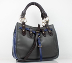 Miu Miu Drawstring Nappa Tote Bag 88013 Grey 88013