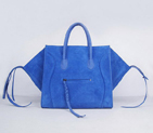 Celine Phantom Bags Suede Leather C6028B Blue C6028B