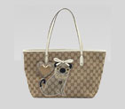 'guccioli' medium tote 212374 FVEDG 8571