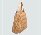 Miu Miu Matelasse Nappa Leather Tote Bags 90281 Wheat 90281