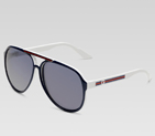 medium aviator sunglasses with G detail and signat 249722 J1691 4173