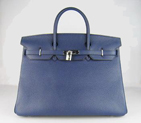 Hermes 40CM Dark Blue (silver) HBK40DBS004