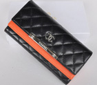 Chanel Wallet Sheepskin Leather A518 Orange A518