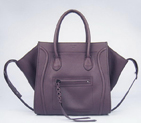 Celine Small Phantom Bags Original Calfskin Leather C1890 Dark Purple C1890