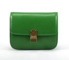 Celine Classic Medium in Box Calfskin Green 80077
