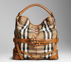 LARGE CHECK MULTIPLE BUCKLE HOBO 38165591