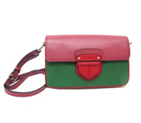 BT0784 Green with Rose Red full leather BT0784GRRL