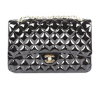 Chanel 1113 Classic Quilted Flap Bags Original cow leather black Gold chain 1113