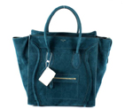 Celine Luggage Bags Jumbo in Suede Atrovirens 98170