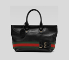 'gucci heritage' large tote with signature web det 247574 A7MAG 1060