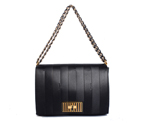 Fendi Genuine leather Shoulder Bag in Black F2556 F2556