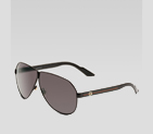 medium aviator sunglasses with G detail and signat 261938 I3332 1064