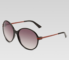 medium round frame sunglasses with gucci logo and 249733 J0731 1060