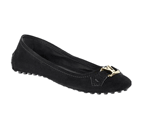 OXFORD BALLERINA IN SUEDE CALF LEATHER XOOP1ASC