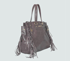 Miu Miu Shiny Leather Tassel Tote Bags 90265 Purple 90265
