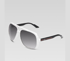 large aviator sunglasses with G detail and signatu 238122 J1691 9001