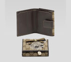 mini flap french wallet with 'brando' guccioli emb 224224 F4C5G 9799