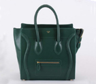 Celine Luggage Bags Medium in Nappa Atrovirens 98169