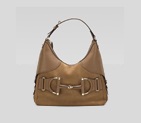 'gucci heritage' medium hobo with horsebit and sig 247602 AIX2G 2187