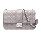 Mink-grey leather Miss Dior bag M0209PGAI M821