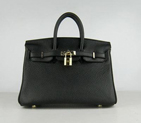 Hermes Birkin 25CM Black (gold) HKL2500BG031