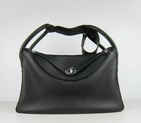 Hermes Lindy 34CM Black(silver) HLN34CMBS001