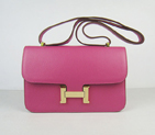 Hermes Constance Togo Leather Single Bag Peach Gold Hardware H020 H020