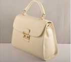 Miu Miu Tote Handbags Calf Leather 7430 Beige 7430