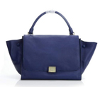 Celine Trapeze Bags Original Leather 3042 Blue 3042
