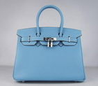 Birkin 30CM Light Blue (silver) HBK30LBS012