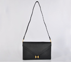 Hermes Liddy Bag clemence leather in Black with Gold hardware 1038