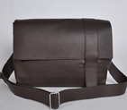 Hermes Alfred men Bag clemence leather in Dark Brown 92113