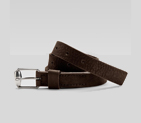 belt with square horsebit buckle 243445 BGI0N 2145