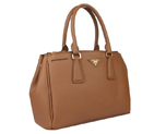 Prada Saffiano Classic Tote Bag BN1801 Apricot BN1801