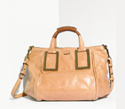 Chloe 'Ethel' Lambskin & Goatskin Leather Top Handle Satchel 3S254915