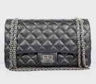 Chanel Classic Flap Bag A37587 Original Leather Black Silver A37587