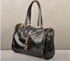 Miu Miu Tote Oil Leather Handbags 90339 Black 90339