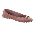 OXFORD BALLERINA IN SUEDE CALF LEATHER XOOP1ASC