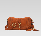 'handmade' medium shoulder bag with woven leather 263954 ANG0G 7506