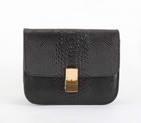 Celine Classic Medium in Box Snake Veins Black 80077
