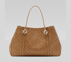'GG twins' large tote with interlocking G details 232956 AA61N 2309