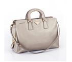 BN2061 Light grey Cross pattern full leather BN2061LGCP