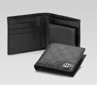 bi-fold wallet with interlocking G ornament 181671 A0V1N 1000