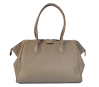 Hermes 37cm paris bombay clemence leather in Dark Grey 1269