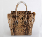 Celine Luggage Bags Jumbo in Snake Veins Apricot 98170