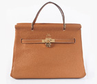 Hermes Spring Summer 2013 Shopping Bag H1046 in Camel with Gold hardware H1046