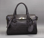 'handmade' large top handle bag with woven web det 263944 ANG6G 1000