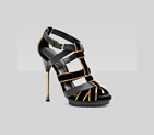 'kelis' high heel platform sandal with ankle strap 258343 ED1U0 1000